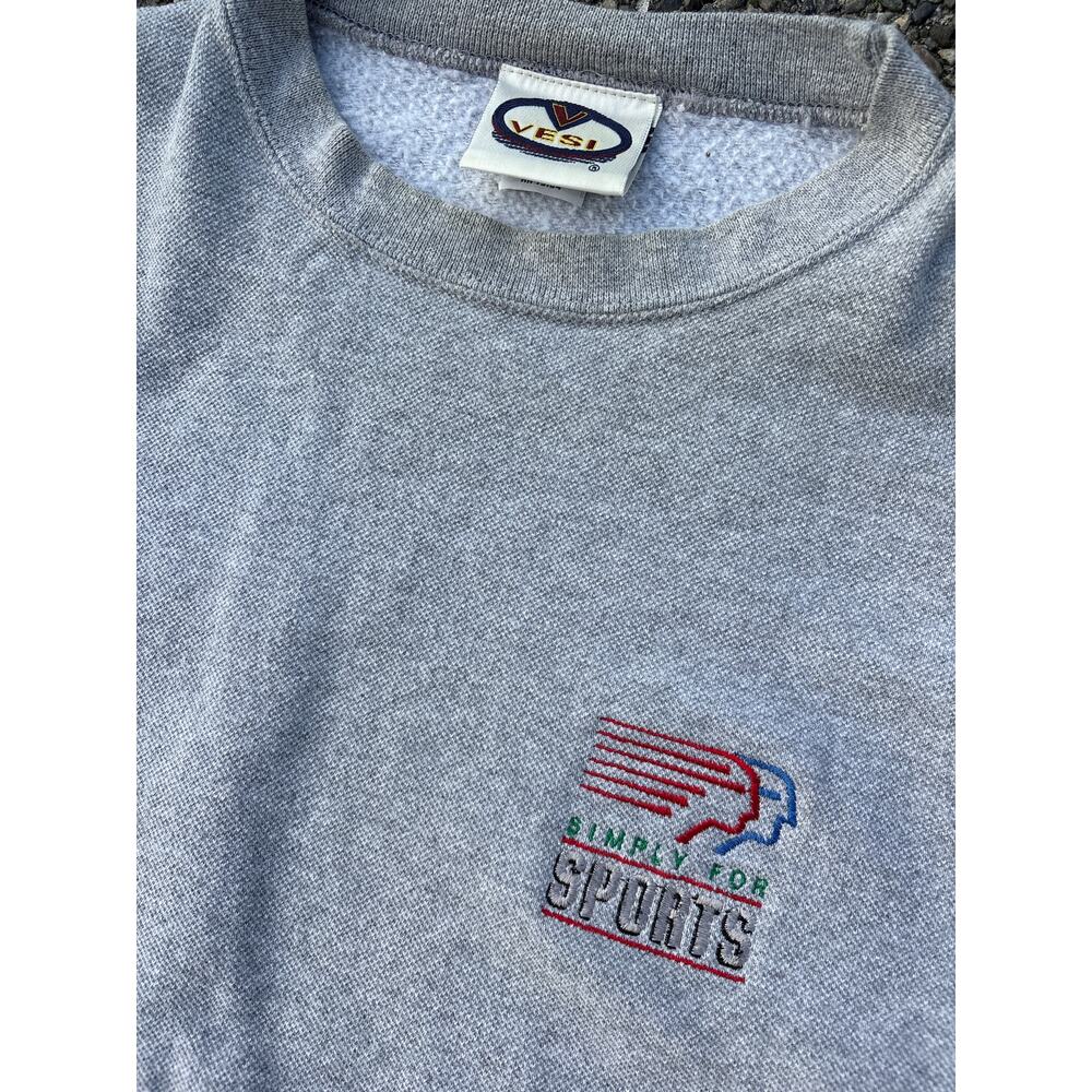 Vintage Simply for sports reverse weave crewneck XXL Vesi 90s made in USA casual